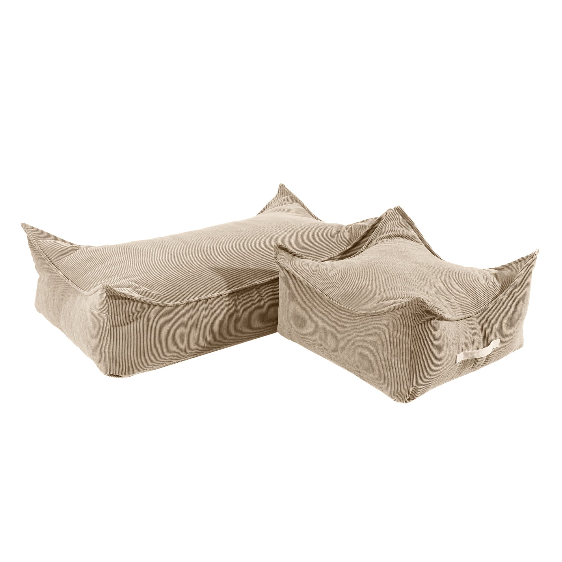 Rechthoekige Poef | Sand - MeowBaby® by MeowBaby