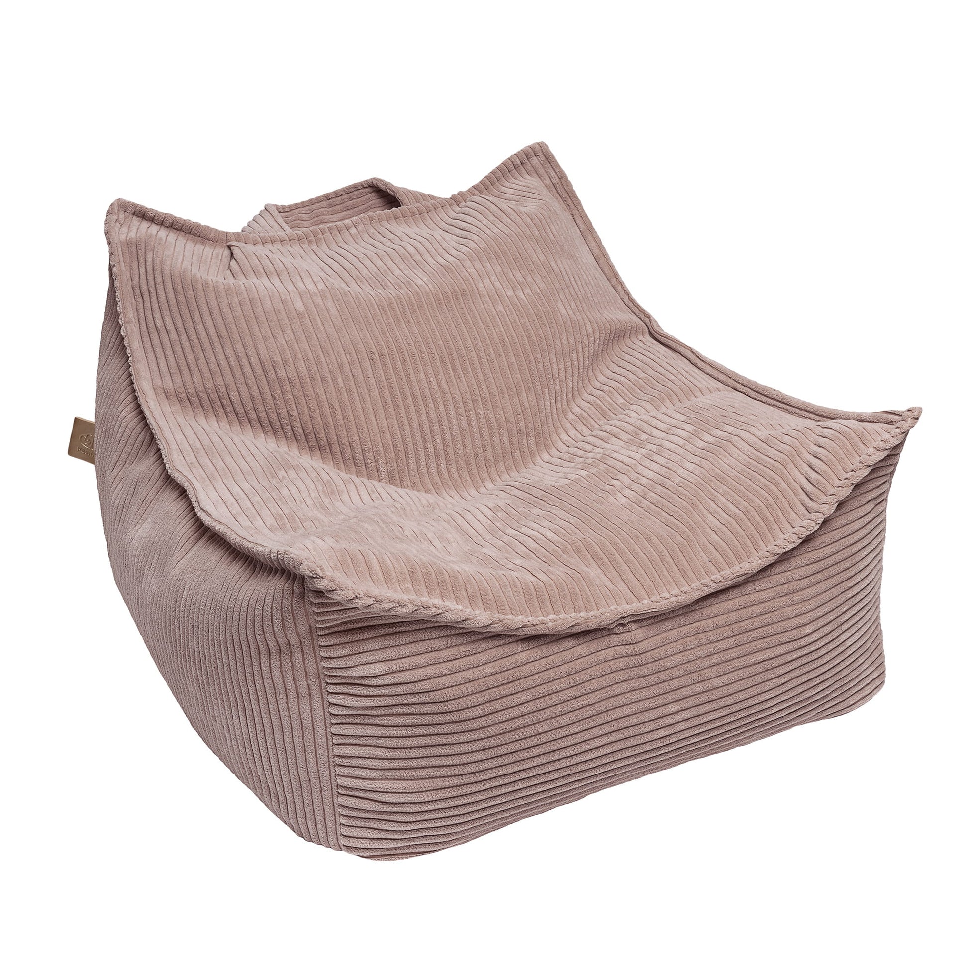 Poef Fluwelen Poederroze Kindveilig Comfortabel Speels by MeowBaby