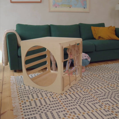 Klimkubus Met Houten Raam BewegingsBevorderendEducatief by Ette Tete