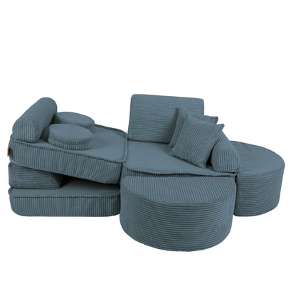 Modulaire Kinderbank Turkoois Comfort Hoogwaardig Ontwerp by MeowBaby