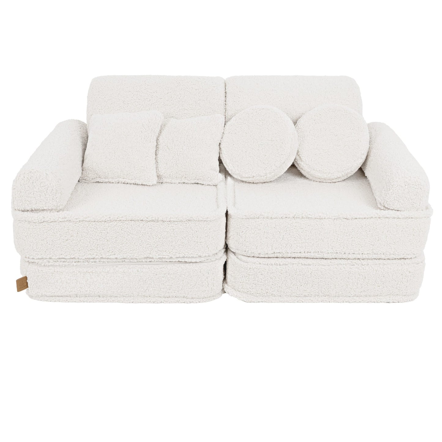 Modulaire Kinderbank Bearly Crèmekleur Zacht Comfortabel by MeowBaby