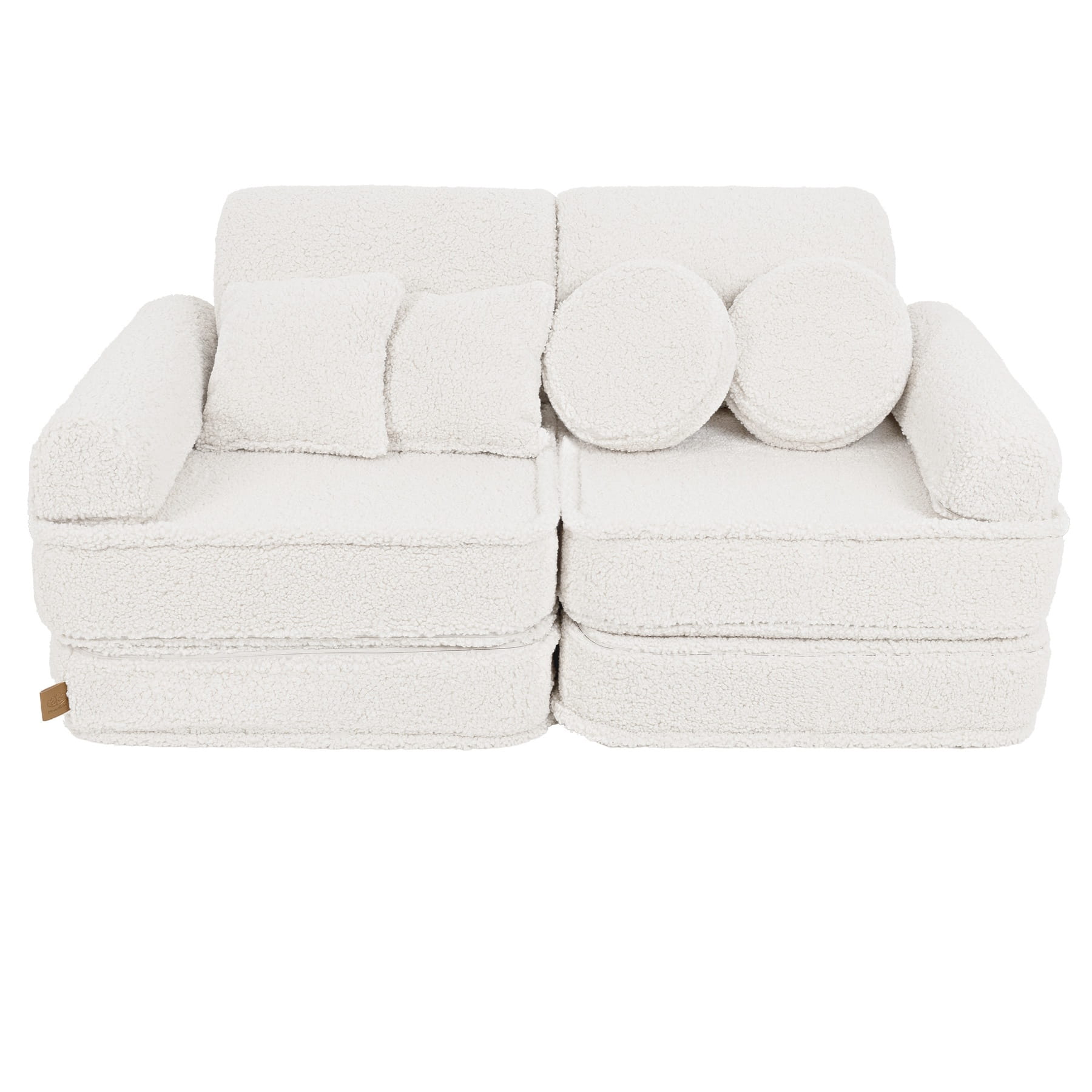 Modulaire Kinderbank Bearly Crèmekleur Zacht Comfortabel by MeowBaby