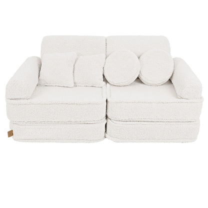 Modulaire Kinderbank Bearly Crèmekleur Zacht Comfortabel by MeowBaby