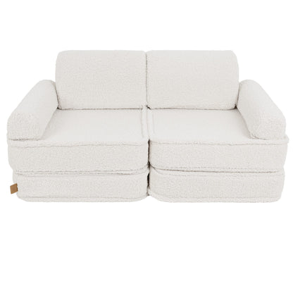 Modulaire Kinderbank Bearly Crèmekleur Zacht Comfortabel by MeowBaby