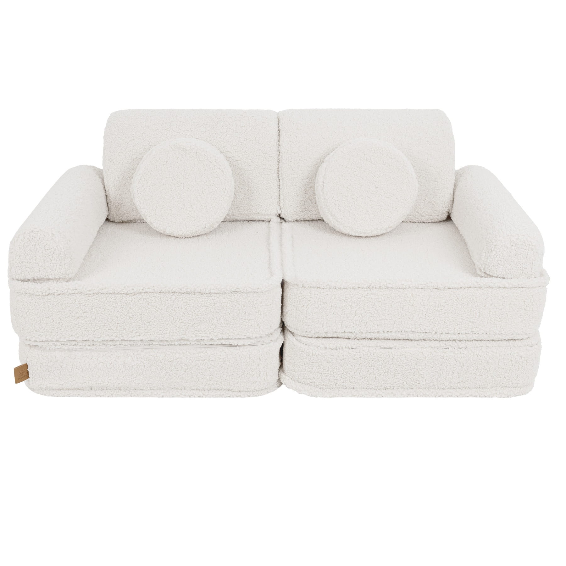Modulaire Kinderbank Bearly Crèmekleur Zacht Comfortabel by MeowBaby
