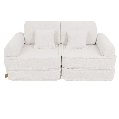 Modulaire Kinderbank Bearly Crèmekleur Zacht Comfortabel by MeowBaby