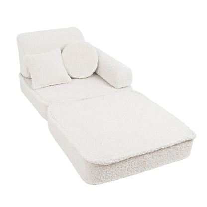 Modulaire Kinderbank Bearly Crèmekleur Zacht Comfortabel by MeowBaby