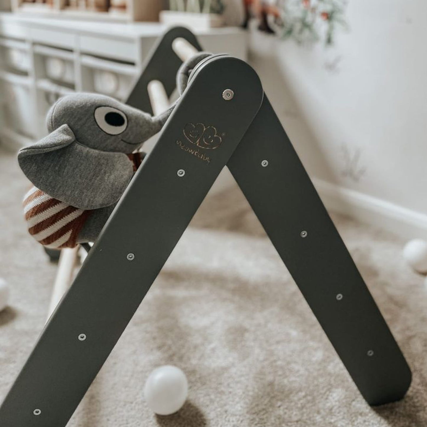 Kinderladderhuis Speciaal Voor Kinderen Blauwgrijze Hoes by MeowBaby