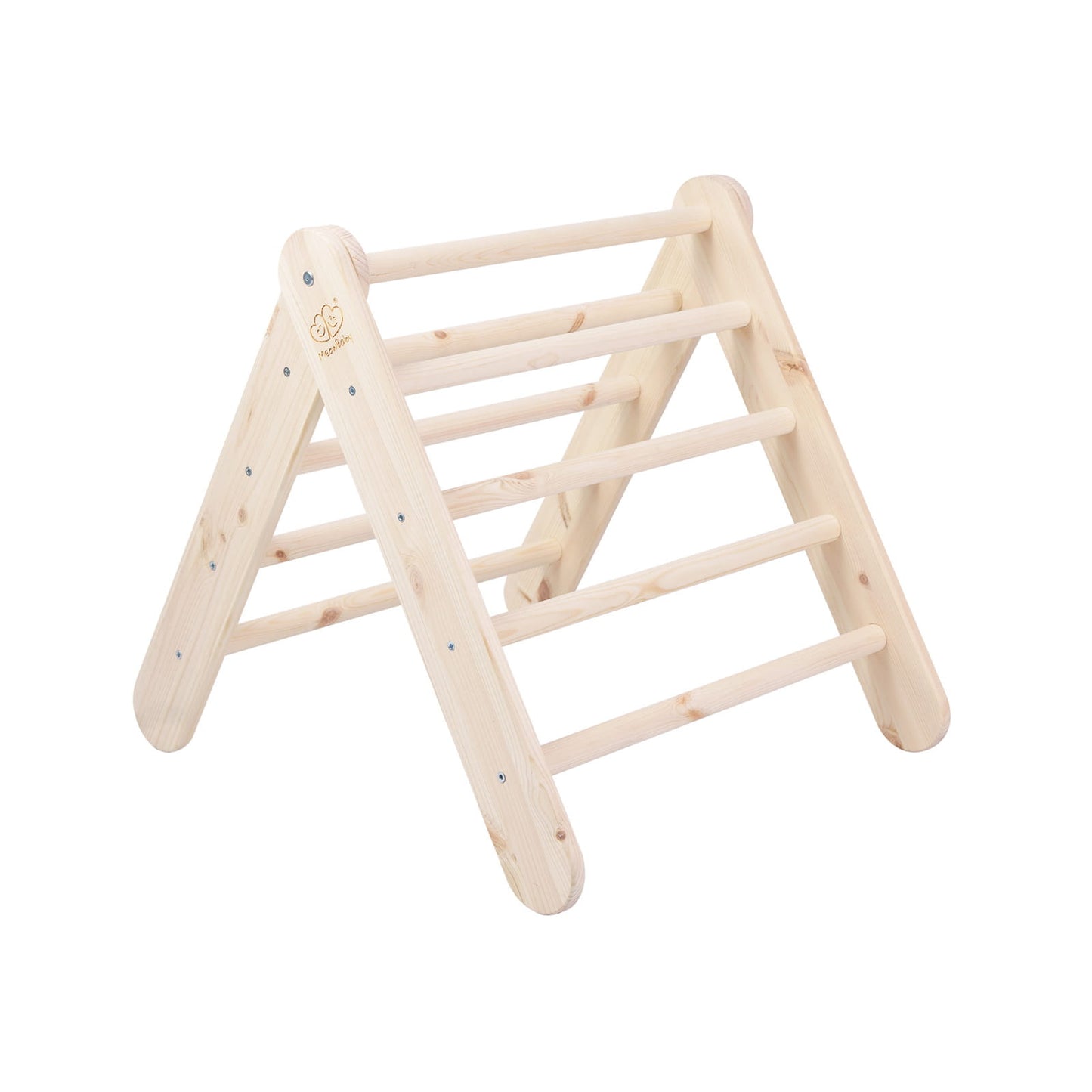 Grote Houten Montessori Pikler Klimladdermodel Natuurhout by MeowBaby
