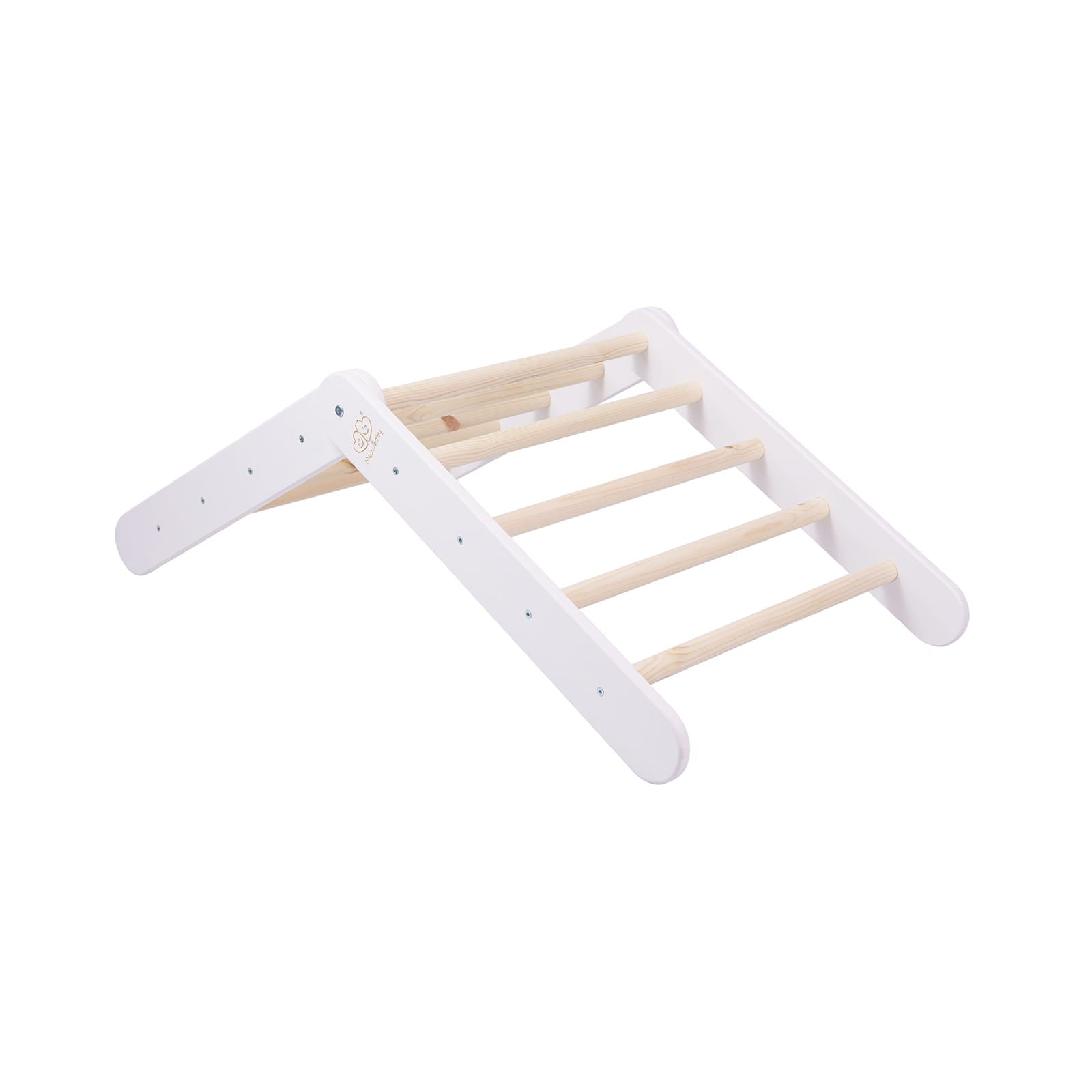 Houten Pikler Klimladder Speelruimte Montessori Wit by MeowBaby
