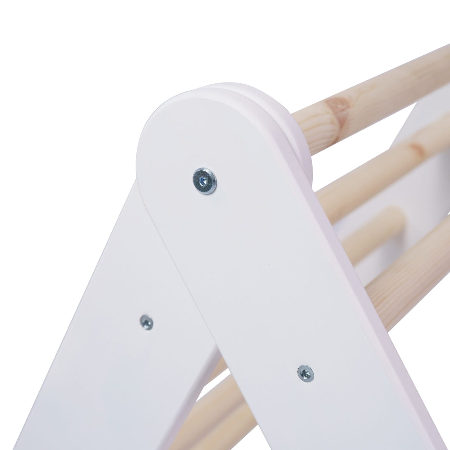 Grote Houten Montessori Piklerladder Witafwerking Duurzaam by MeowBaby