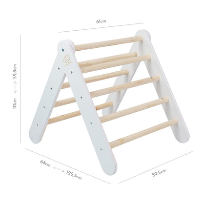 Houten Pikler Klimladder Speelruimte Montessori Wit by MeowBaby