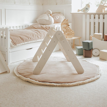 Grote Houten Montessori Piklerladder Witafwerking Duurzaam by MeowBaby