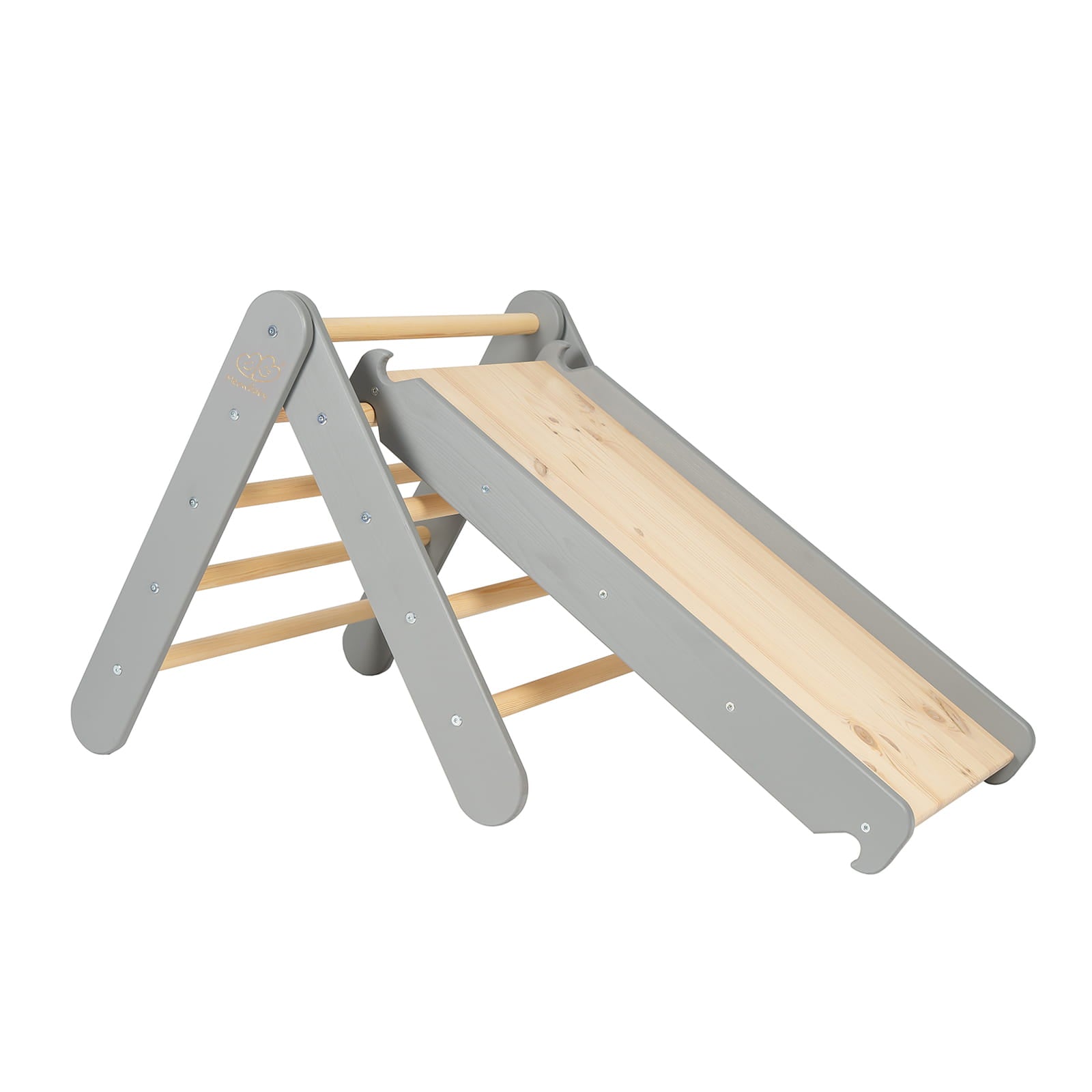 Glijbaan Klimwand Ladderspeeltoestel Grijs Buiten Kinderen by MeowBaby