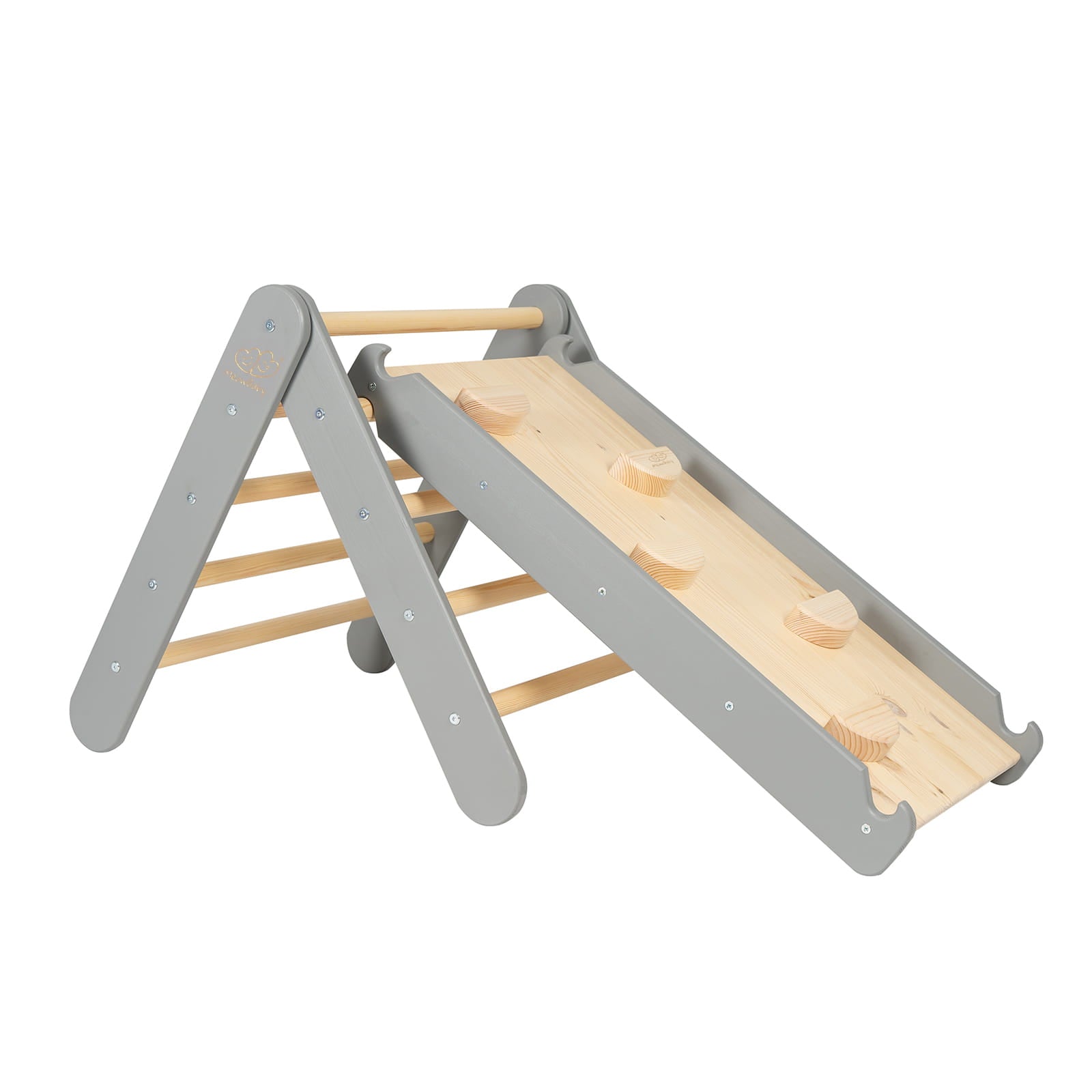 Glijbaan Klimwand Ladderspeeltoestel Grijs Buiten Kinderen by MeowBaby