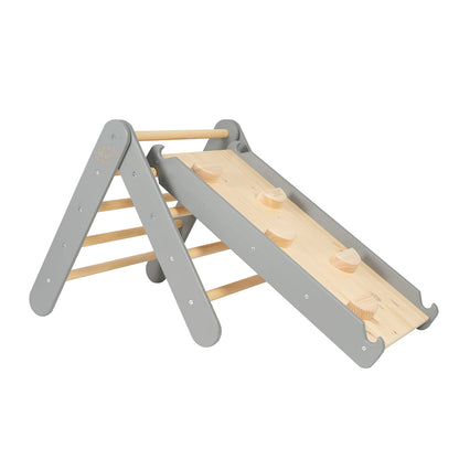 Glijbaan Klimwand Ladderspeeltoestel Grijs Buiten Kinderen by MeowBaby