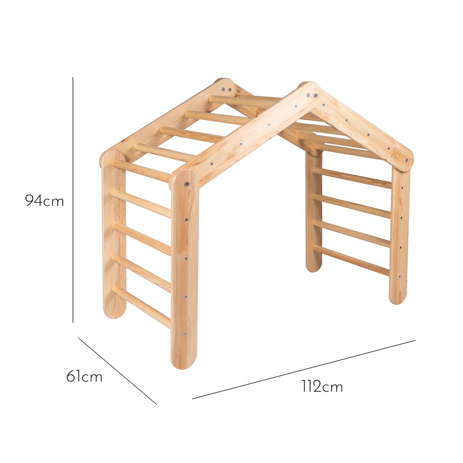 Natuurhouten Ladderhuis Roze Beschermhoes Voor Kinderen by MeowBaby