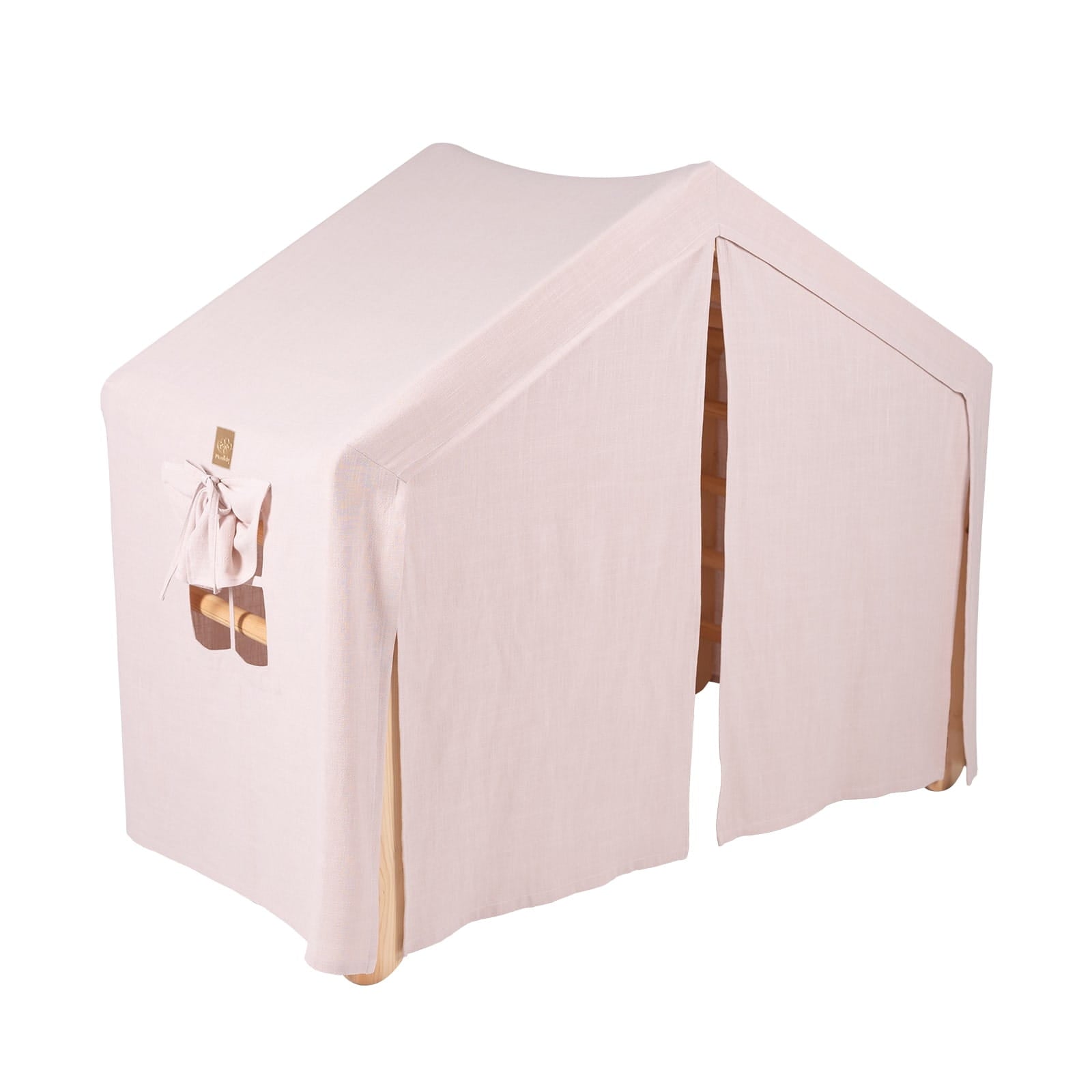 Natuurhouten Ladderhuis Roze Beschermhoes Voor Kinderen by MeowBaby