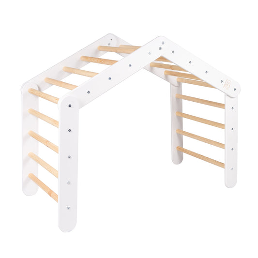 Ladderhuisje Instelbaar Laddersysteem Wit Roze Beschermhoes by MeowBaby