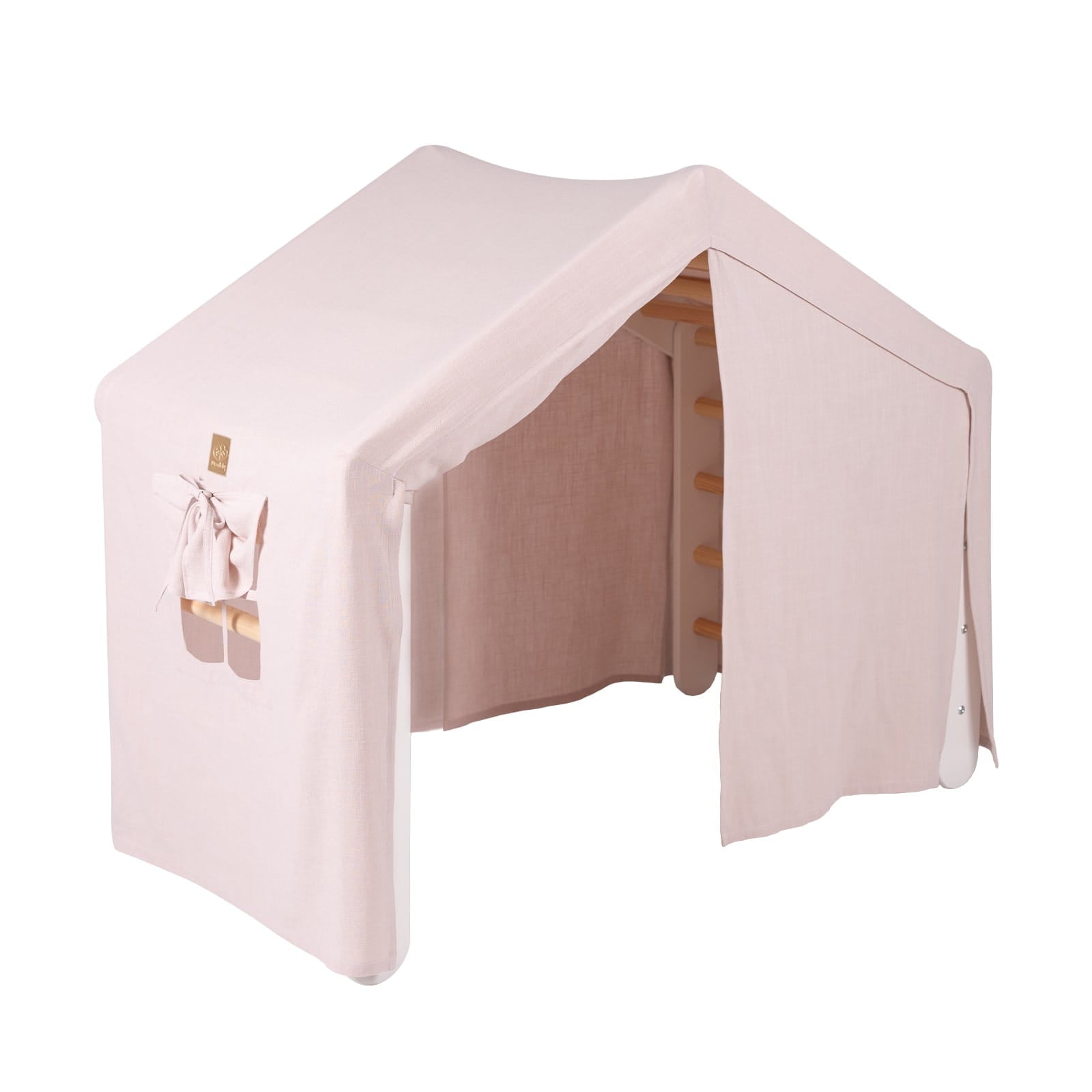 Ladderhuisje Instelbaar Laddersysteem Wit Roze Beschermhoes by MeowBaby