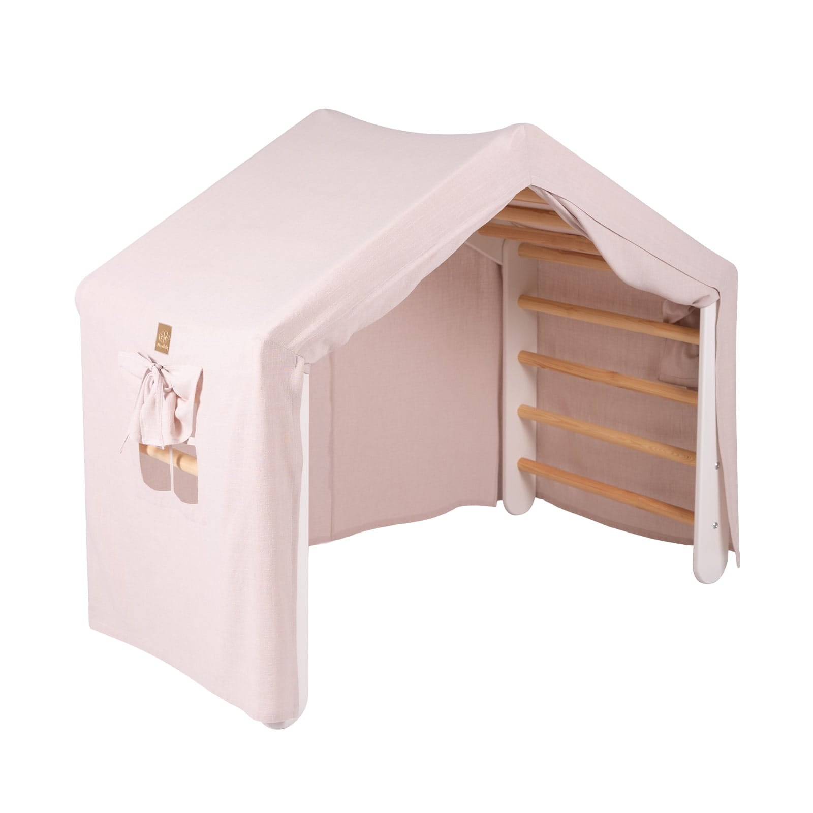 Ladderhuisje Instelbaar Laddersysteem Wit Roze Beschermhoes by MeowBaby