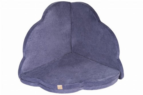 Wolkvormige Speelmat Blauw Grijs Fluweel Comfortabel by MeowBaby