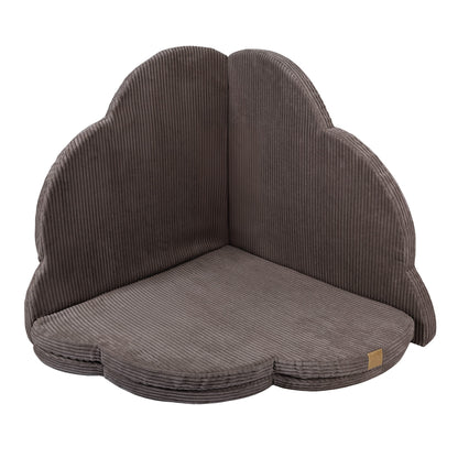 Speelmat Bruine Wolkvorm Voor Kinderen Met Zachte Vulling by MeowBaby