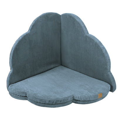 Speelmat Wolkvorm Turkoois Zachte Veilige Kinderen by MeowBaby
