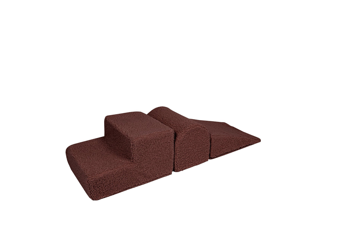 Vormenspeelset Korduroy Bruin Drie Elementen Veilig by MeowBaby