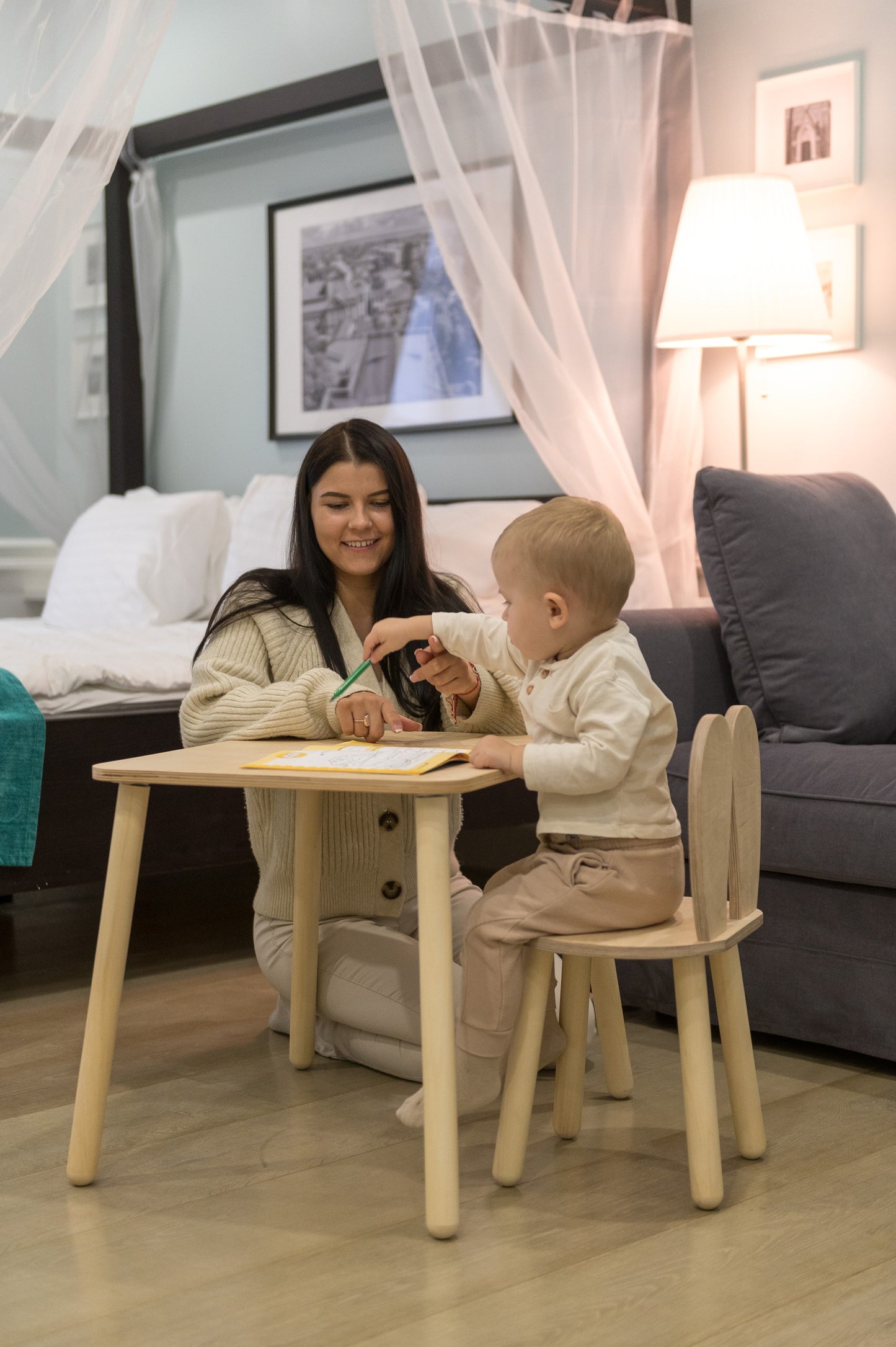 Houten Konijnenstoel Voor Kinderen Veilig Bestendig by Family-scl