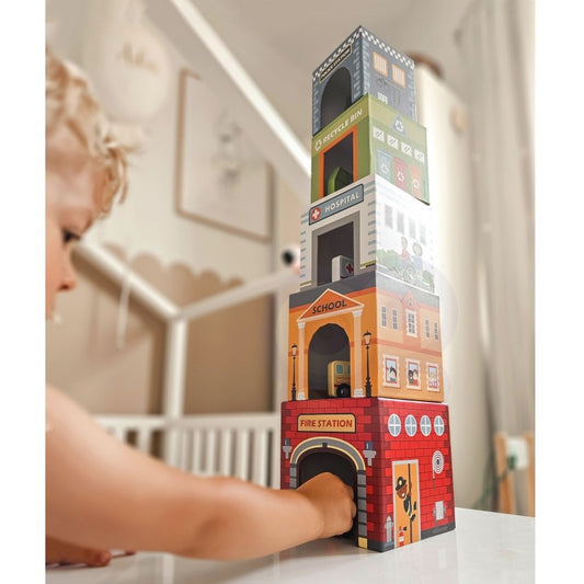 Houten Puzzel Kubus Voertuigen Educatief Interactief by Woopie Let's Go Green