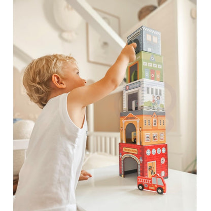 Houten Puzzel Kubus Voertuigen Educatief Interactief by Woopie Let's Go Green