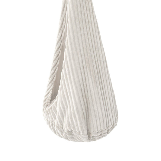 Kinder Kokon Schommel Zachte Katoenpluche Wittekleur by MeowBaby