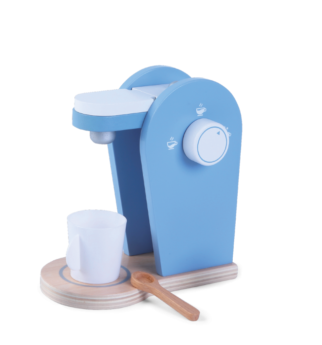 Houten Koffieset Koffiezetapparaat Speelset Voor Kinderen by Gerardo's Toys