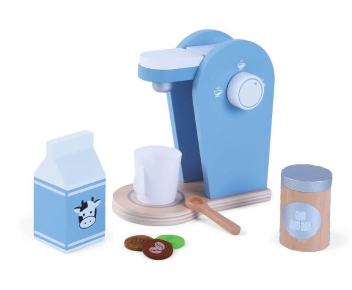 Houten Koffieset Koffiezetapparaat Speelset Voor Kinderen by Gerardo's Toys