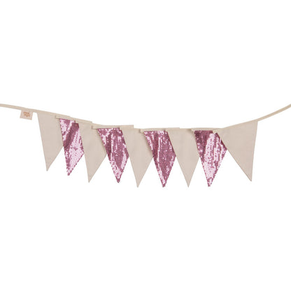 Pailletten Slinger Roze Beige Kinderkamerdecoratie Kinderen by moi mili