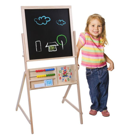 Dubbelzijdig Schoolbord Kinderen Educatief Praktisch by Gerardo's Toys