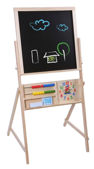 Dubbelzijdig Schoolbord Kinderen Educatief Praktisch by Gerardo's Toys