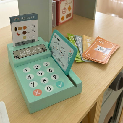 Houten Voedselwagen Speelset Met Kraam Weegschaalsysteem by Woopie Let's Go Green