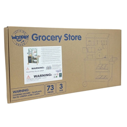 Houten Voedselwagen Speelset Met Kraam Weegschaalsysteem by Woopie Let's Go Green