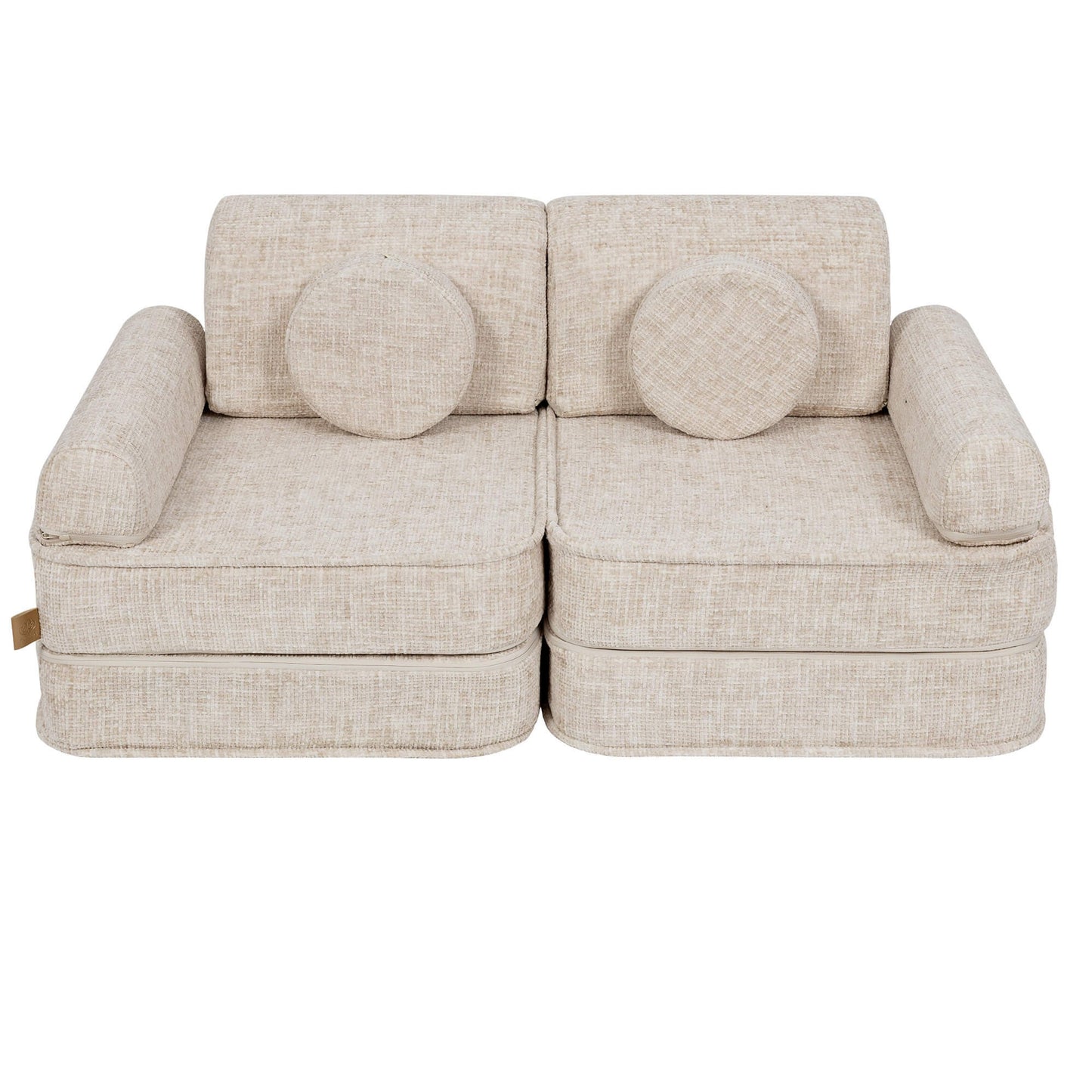 Modulaire Bank Voor Kinderen Vanille Beige Comfortabel by MeowBaby