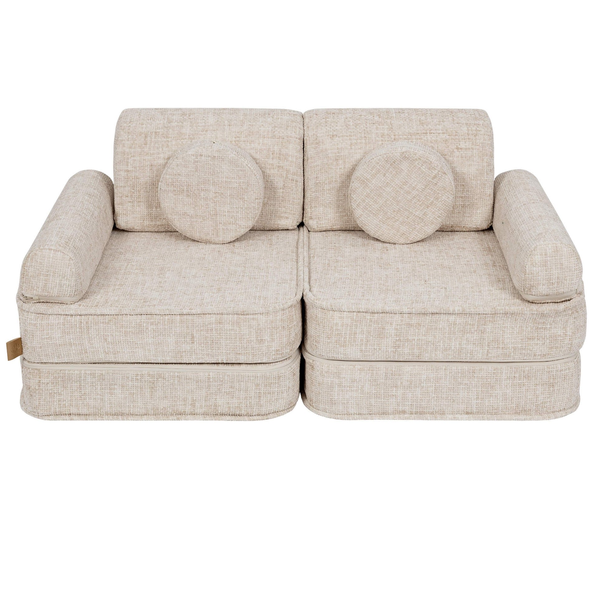 Modulaire Bank Voor Kinderen Vanille Beige Comfortabel by MeowBaby
