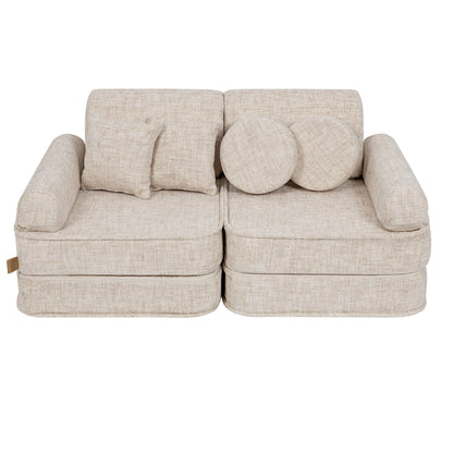 Modulaire Bank Voor Kinderen Vanille Beige Comfortabel by MeowBaby