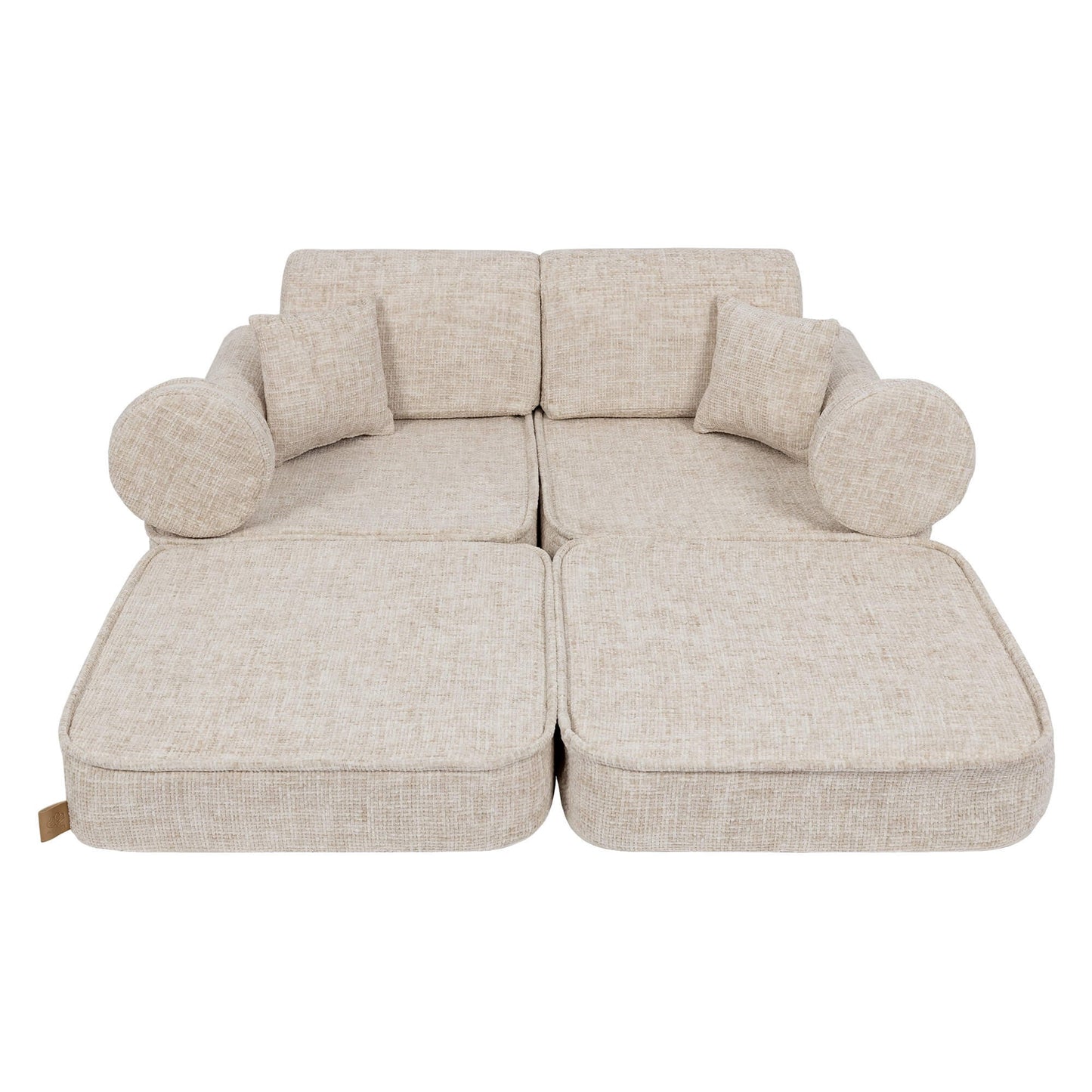 Modulaire Bank Voor Kinderen Vanille Beige Comfortabel by MeowBaby