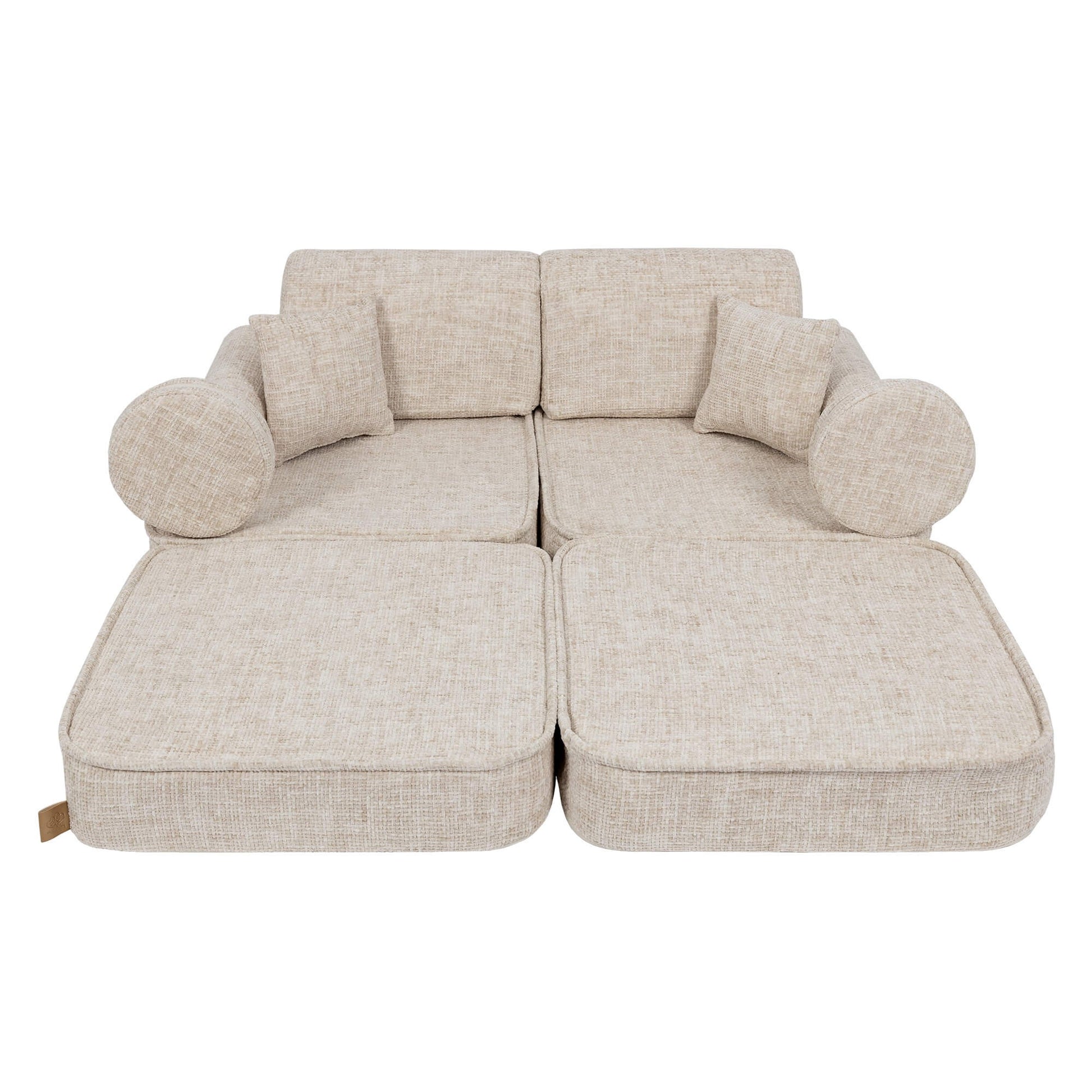Modulaire Bank Voor Kinderen Vanille Beige Comfortabel by MeowBaby