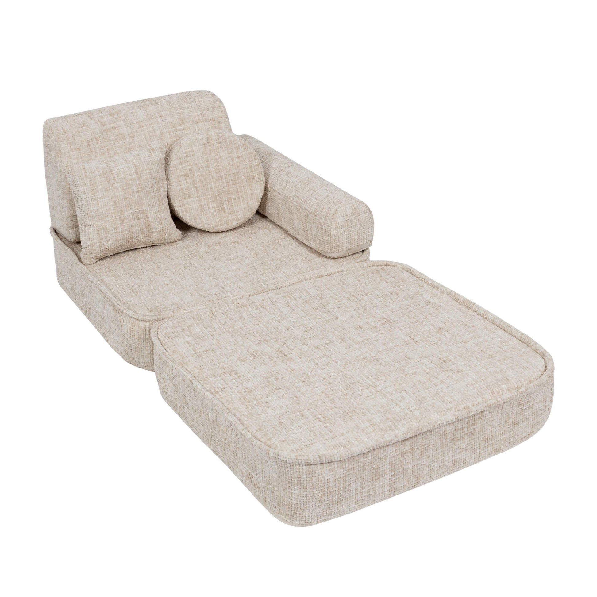 Modulaire Bank Voor Kinderen Vanille Beige Comfortabel by MeowBaby