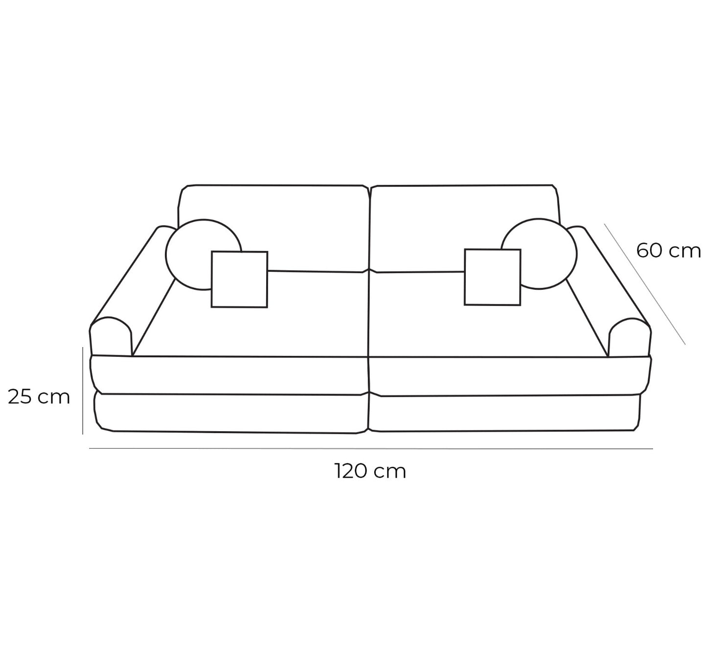 Modulaire Kinderbank Comfortvoorziening Veilig Kinderen by MeowBaby