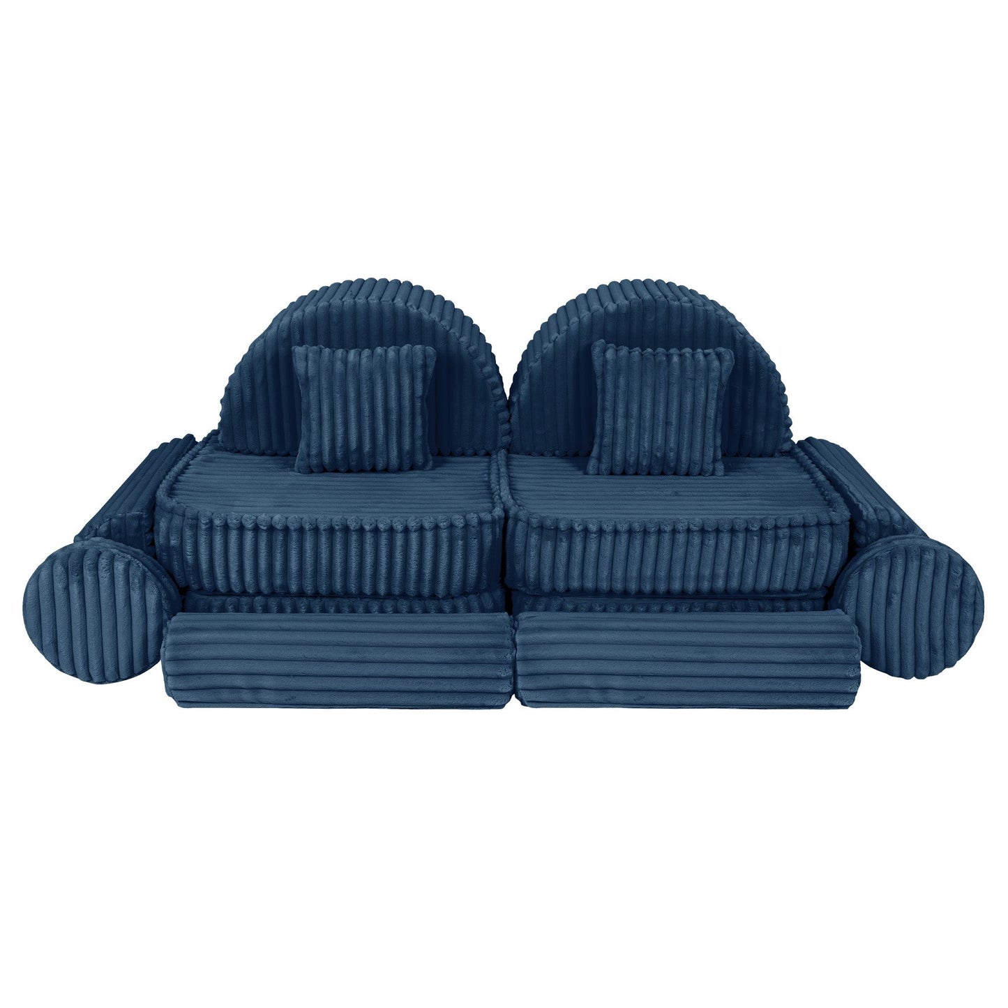 Modulair Kinderbank Compact Stijlvol Comfortabel Blauw by MeowBaby