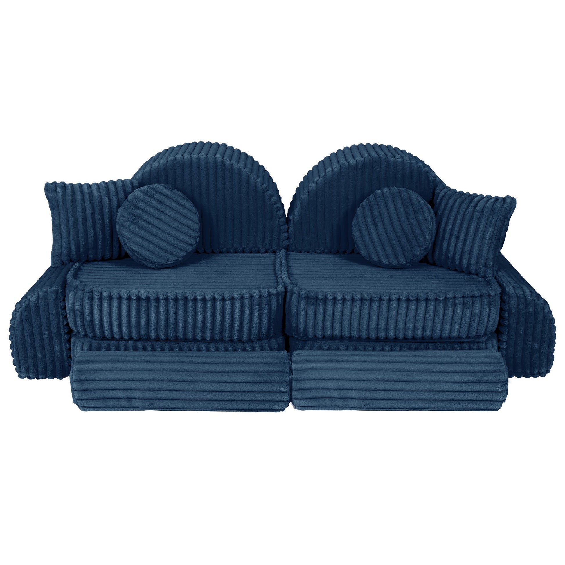 Modulair Kinderbank Compact Stijlvol Comfortabel Blauw by MeowBaby