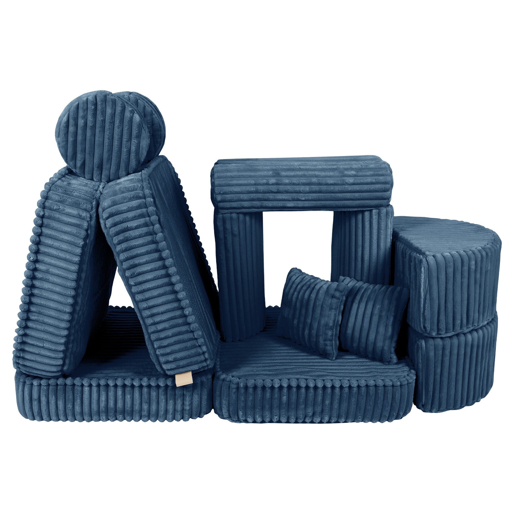 Modulair Kinderbank Compact Stijlvol Comfortabel Blauw by MeowBaby